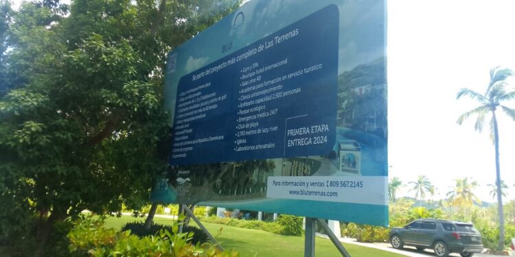 Paralizan operaciones en proyecto turístico Blue Terrenas