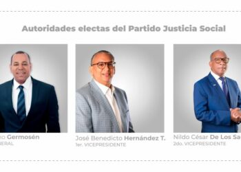 Partido Justicia Social escoge un Secretario General y dos Vicepresidentes