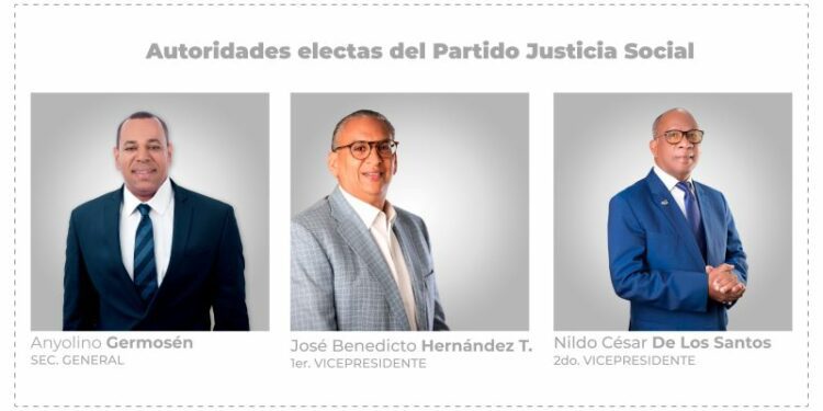 Partido Justicia Social escoge un Secretario General y dos Vicepresidentes
