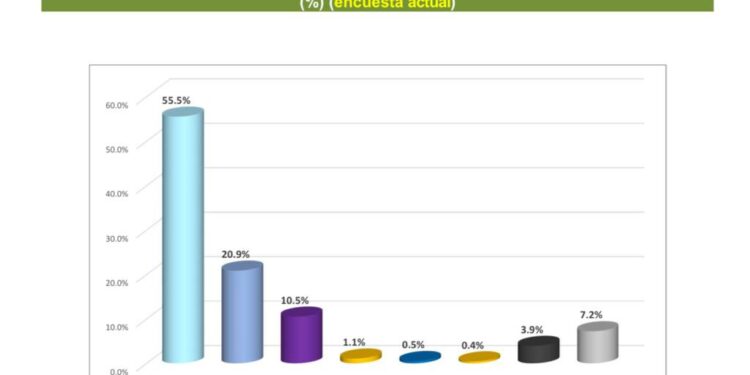 Luis Abinader ganaría con un 55.5% elecciones de 2024 de acuerdo a encuesta