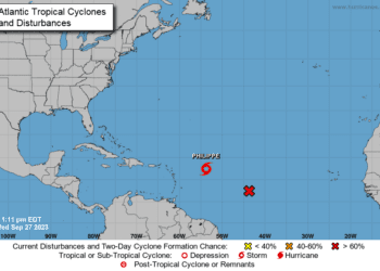Proyectan tormenta Philippe llegue a República Dominicana como depresión tropical
