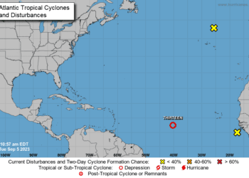 La Depresión Tropical Número 13 se forma en el Atlántico 