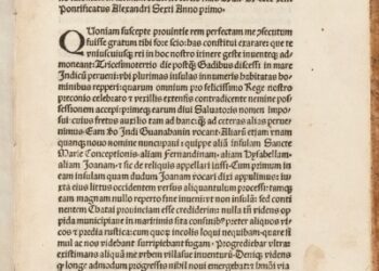 Subastada por un récord histórico la carta de Colón que anunció el descubrimiento de América