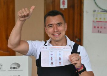 Elecciones en Ecuador: Daniel Noboa lidera escrutinios con el 52.08% de votos