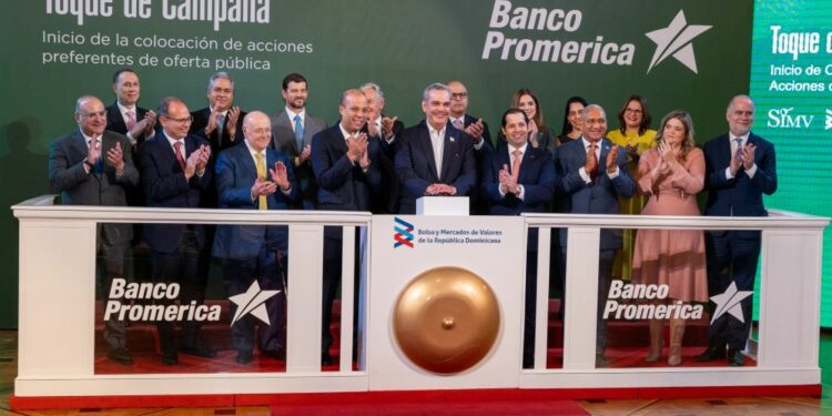 Banco Promerica realiza histórica emisión de acciones en Bolsa Dominicana