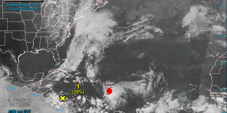 Pronostican fin de semana lluvioso en RD por vaguada y efectos de huracán Tammy