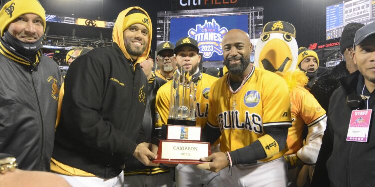 Águilas Cibaeñas se coronan campeonas de la serie 'Titanes del Caribe' en Queens, New York