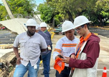 Edesur asegura haber restablecido más del 90% del servicio eléctrico tras disturbio tropical