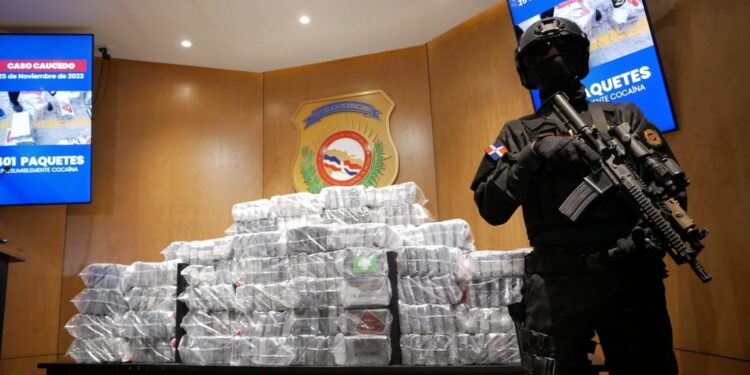Nueva incautación en Caucedo: interceptan 401 paquetes de sospechosa cocaína
