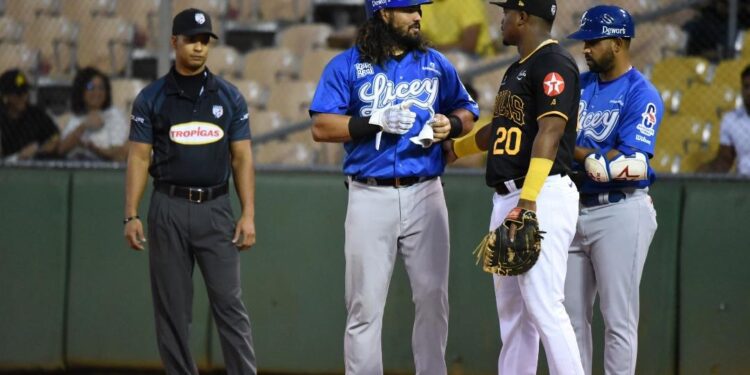 Jorge Alfaro y Miguel Andújar lideran victoria del Licey 6-4 sobre Águilas