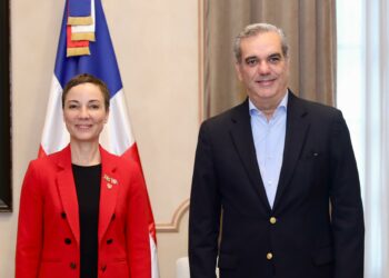 Presidente Abinader recibe a ministra de Relaciones Exteriores de Jamaica