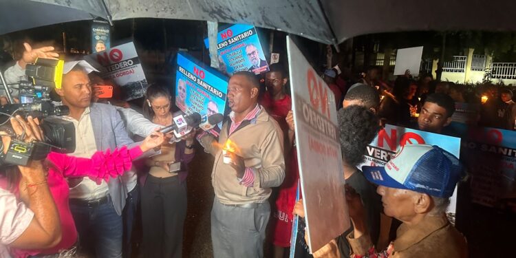 Comunidad de Mata Gorda protestan contra proyecto de relleno Sanitario