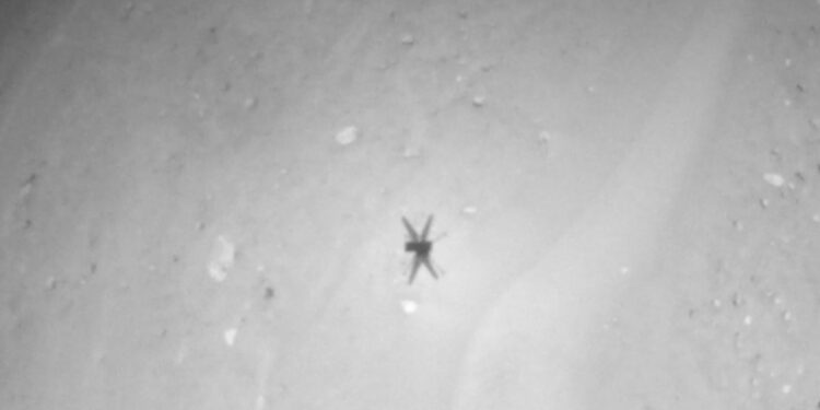 Ciencia.-El helicóptero Ingenuity supera las dos horas de vuelo en Marte