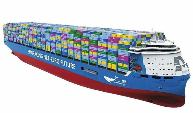 China diseña un buque podrá transportar 24.000 contenedores estándar