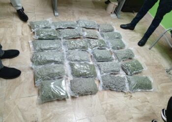 Confiscan 24 paquetes de marihuana a estadounidense llegó por Punta Cana