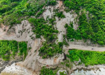 MOPC atribuye a actos vándalicos el derrumbe en carretera Barahona-Enriquillo