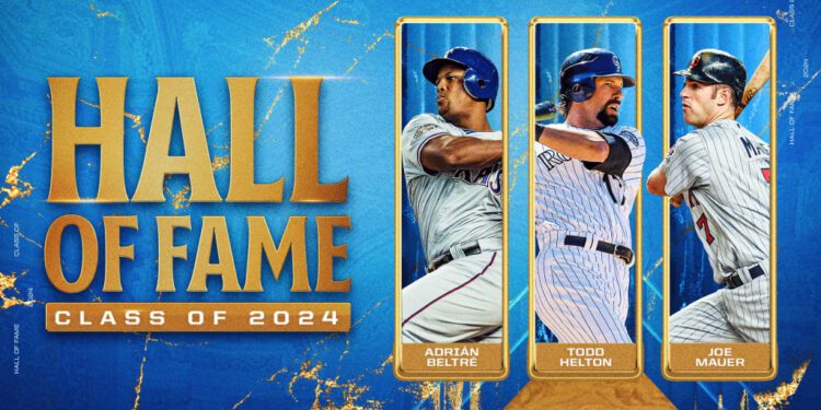 Adrián Beltré encabeza trío de leyendas en su ingreso al Salón de la Fama de Cooperstown