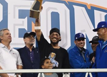 Gustavo Nuñez, MVP de la Serie Final de Béisbol Dominicano