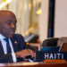 Embajador de Haití ante la OEA  clama por apoyo para resolver crisis de seguridad y humanitaria