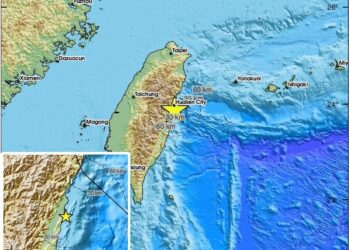 Taiwán golpeado por terremoto de magnitud 7,2: siete muertos y cientos de heridos