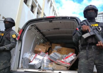 Incautan 180 paquetes de presunta cocaína destinados a España