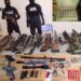 Allanamiento en Bahoruco: Arrestan individuo con 11 armas de fuego y equipos militares