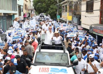San Pedro de Macorís exhibe apoyo  a la reelección de Luis Abinader