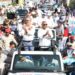 Luis Abinader encabeza marchas caravanas en provincias Duarte y Hermanas Mirabal