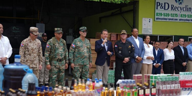 Gobierno continúa combate al comercio de productos y mercancías ilícitas