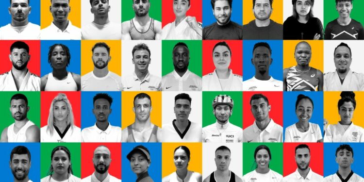 Presentan equipo olímpico de refugiados para París 2024