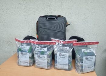 Incautan 20 paquetes de presunta cocaína en el Aeropuerto de Punta Cana