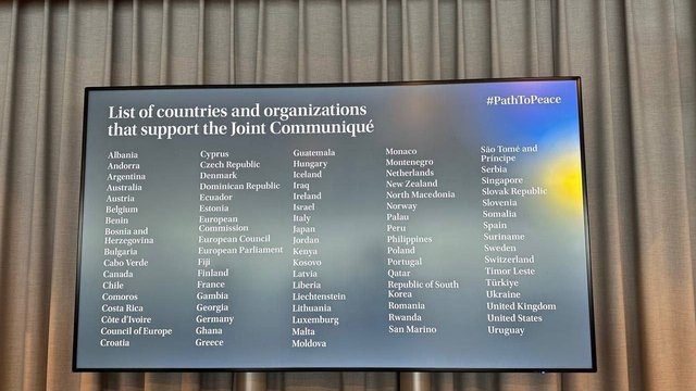 Cumbre para Ucrania abogan por la inclusión de Rusia en futuras conversaciones de paz