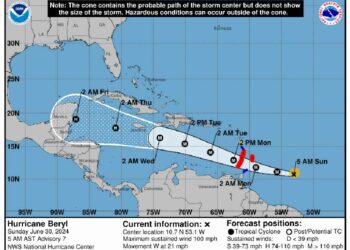 Huracán Beryl: Un fenómeno inusual y peligroso