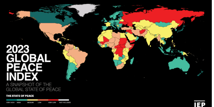 El Mundo en la encrucijada:  Índice de paz global revela un alarma por el creciente conflicto
