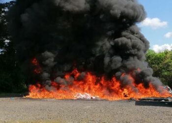 PGR incinera más de dos toneladas de drogas en tres semanas