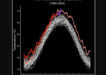 El 22 de julio fue el día más caluroso registrado en la Tierra