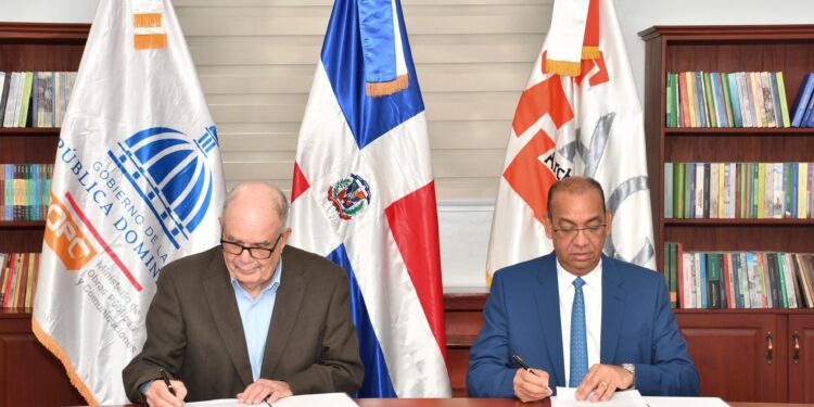 AGN y MOPC firman acuerdo para gestión documental