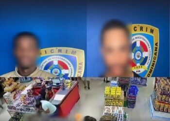 Capturan a dos asaltantes de supermercado en Santo Domingo Oeste