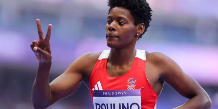 Marileidy Paulino brilla en clasificación de 400 Metros en juego París 2024