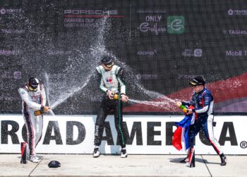 Jimmy Llibre brilla con tercer lugar en Porsche Carrera Cup