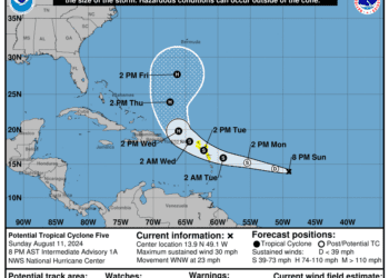 Un potencial ciclón tropical amenaza varias islas del Caribe