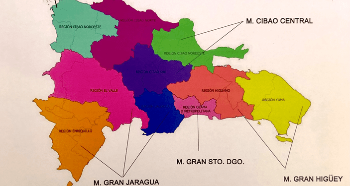 División territorial en debate: CRD propone cinco mancomunidades en RD