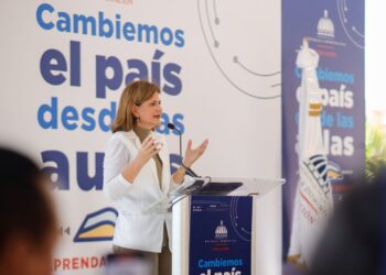 Raquel Peña resalta la educación como prioridad nacional