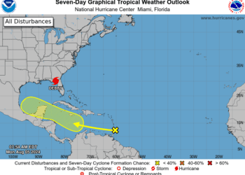 Alerta meteorológica por onda tropical acercándose al Caribe
