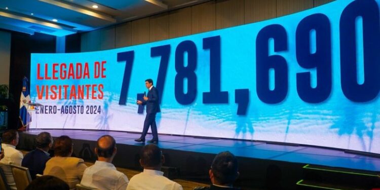 RD logra 7,781,690 visitantes en los primeros ocho meses del año