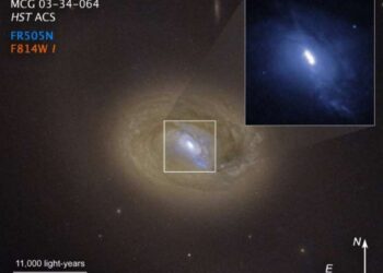 Astrónomos descubren el par de agujeros negros supermasivos más cercano