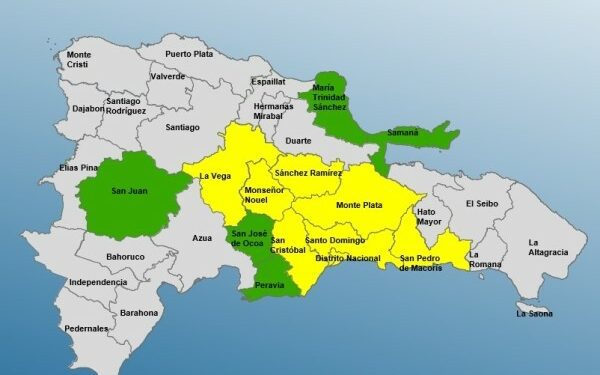 Onda tropical y vaguada atacan con lluvias a República Dominicana