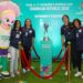 Santiago recibe con entusiasmo el trofeo del Mundial de Fútbol Femenino Sub-17