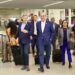 Luis Abinader recibido en Nueva York por embajadora Guzmán