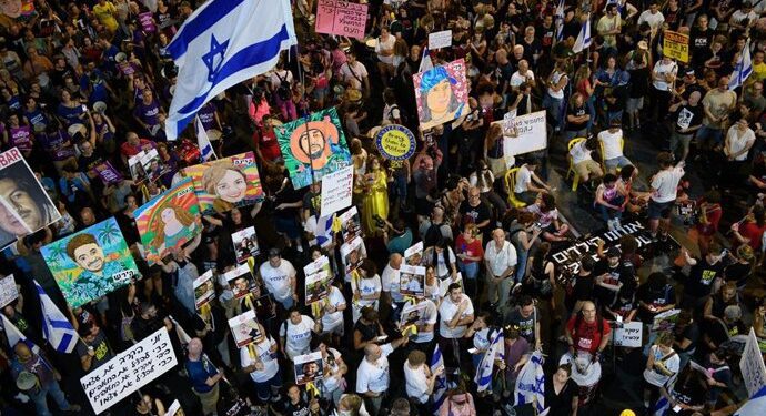 500 mil manifestantes exigen a Netanyahu, ¡Liberación de Rehenes Ya!